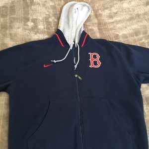 Red Sox Nike Varsity Jacket Style Workout Hoddie M